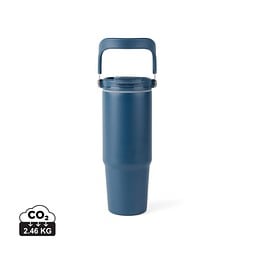 VINGA Eos Trek 880ml Flasche aus RCS rec. Stainless-Steel, navy blau, navy blau