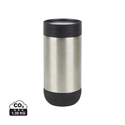 VINGA Erie 350ml Becher aus RCS rec. Stainless-Steel, silber, schwarz