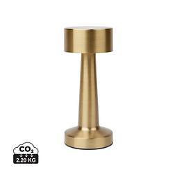 VINGA Maris Tischleuchte aus RCS recyceltem ABS, gold