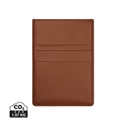 VINGA Timo 16 Zoll Laptop-Sleeve aus RCS recyceltem rPET, braun