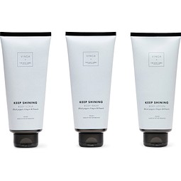 VINGA x TGL Körperpflege-Geschenkset, weiß, schwarz