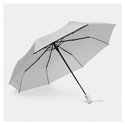 Vollautomatischer Windproof-Taschenschirm ORIANA,perlgrau