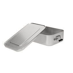 Vorratsdose Aluminium, silber