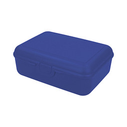 Vorratsdose School-Box deluxe, mit Trennschale, standard-blau PP