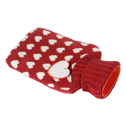 Wärmflasche CUDDLE, rot - Herz