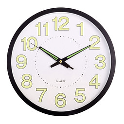 Leuchtende Wanduhr SUN