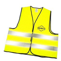 Warnweste im Etui, Gelb