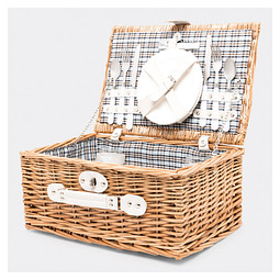 Weiden-Picknickkorb KINGS PARK,braun