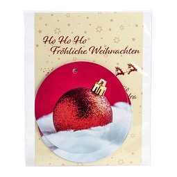 Weihnachtliche Geschenk-Anhänger, 2-seit. Druck