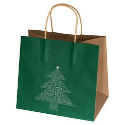 Weihnachtstasche klein, grün