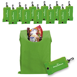 Werbe-Sparset: Einkaufstaschen, 80-tlg., inkl. Druck, hellgrün