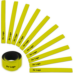 Werbe-Sparset Reflexband Snap, 60-tlg., inkl. Druck, gelb