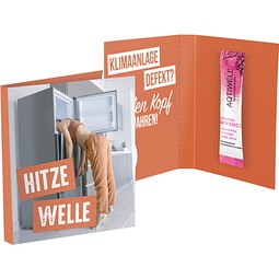 Werbekarte Midi, Aqtiwell® DEFENCE, inkl. Druck