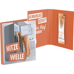 Werbekarte Midi, Aqtiwell® ENERGY, inkl. Druck