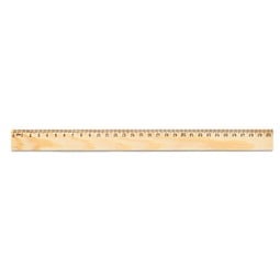 WESLEY 30. Lineal aus Kiefernholz mit 30 cm Skala, Naturhell