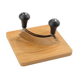 Wiegemesser-Set BUNCH,braun, silber