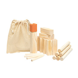 Wikinger Wurfspiel KUBB,braun