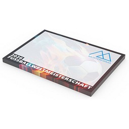 Geiger-Notes WM-Haftnotiz, Motiv Feuerball, inkl. Druck