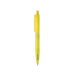 X3 Frosted-Pen aus GRS recyceltem PC, gelb