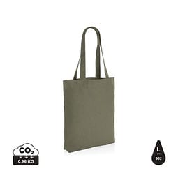 XD COLLECTION Impact Aware™ 285g/m² ungefärbte rCanvas-Tragetasche, grün