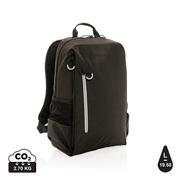 XD XCLUSIVE Impact AWARE™ Lima 15.6 Zoll RFID Laptop-Rucksack, schwarz, weiß