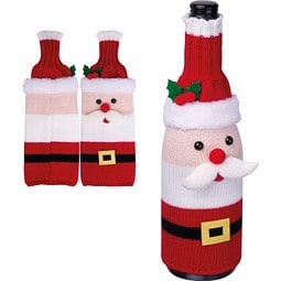 Xmas Weinflaschencover Antarctic,rot