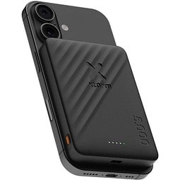 Xtorm Go2 15 W, 5000 mAh kabellose Powerbank, schwarz
