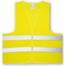 YELLOWSTONE. Reflektorweste aus 100% Polyester, Gelb