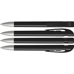 uma® Kugelschreiber YES SI inkl. Metallspitze, schwarz