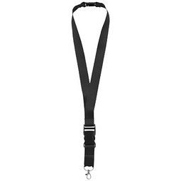 Lanyard Yogi mit abnehmbarer Schnalle, schwarz