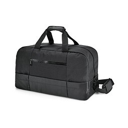 ZIPPERS SPORT. Business Sporttasche aus 840D-Jacquard und 300D Polyester, Schwarz
