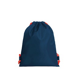 Zugbeutel PAINT, marine-rot