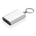 XD COLLECTION Schlüsselanhänger Powerbank, 1.000 mAh, silber