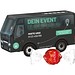 3D-Präsent Bus, Lindt LINDOR Milchkugeln, inkl. Druck