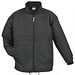 B&C Collection Unisex Windbreaker Jacke, schwarz, L