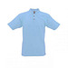 JAMES & NICHOLSON Unisex Poloshirt, hellblau, S