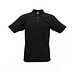 JAMES & NICHOLSON Unisex Poloshirt, schwarz, XXL