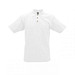 JAMES & NICHOLSON Unisex Poloshirt, weiß, XL