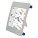 2-Jahres-Tischkalender 2026/2027, grau/blau