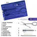 VICTORINOX Multifunktions-Set SwissCard, blau/transparent