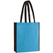 Vliestasche Big Shopper, hellblau/schwarz