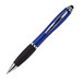 Touch-Pen Kugelschreiber Kuba, blaue Mine, blau/metallic