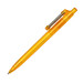 RITTER PEN Druckkugelschreiber mit Federclip Spiralo, blaue Mine, orange/transparent