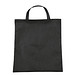 Vliestasche Textile mit kurzen Henkeln, schwarz
