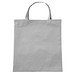 Vliestasche Textile mit kurzen Henkeln, grau