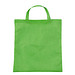 Vliestasche Textile mit kurzen Henkeln, hellgrün