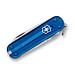 VICTORINOX Taschenmesser Rally, 9 Funktionen, blau-transparent