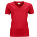 JAMES & NICHOLSON Damen Funktions T-Shirt Active, rot, L
