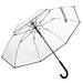 FARE® Automatik-Stockschirm Pure, transparent/schwarz
