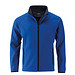 JAMES & NICHOLSON Herren Softshell-Jacke Promo, blau, L